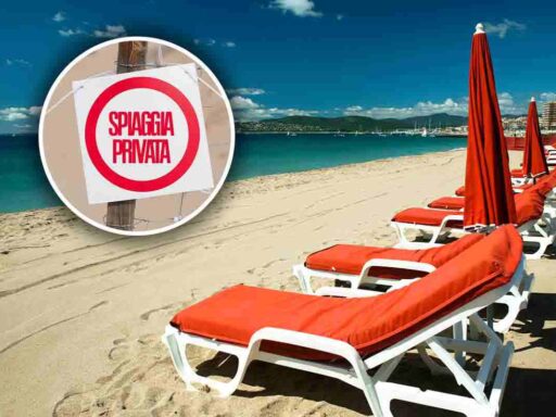 Accesso spiaggia privata cosa dice legge