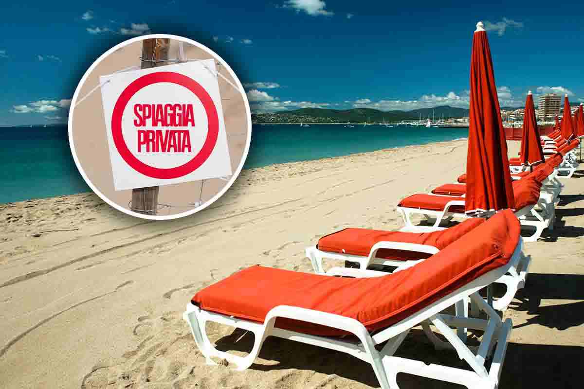 Accesso spiaggia privata cosa dice legge